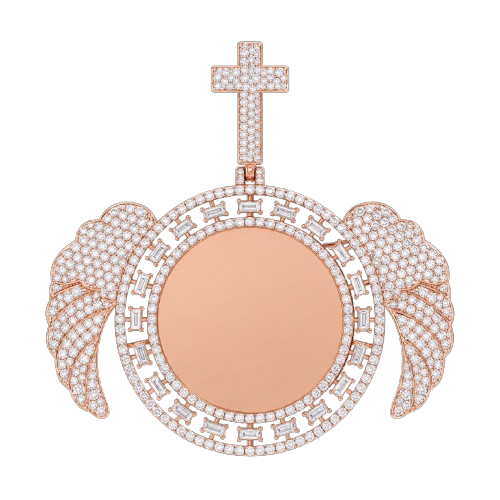 Angel Wings Picture Pendant