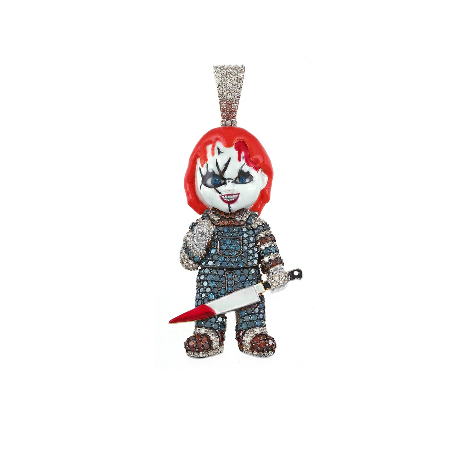 925 Silver Chucky Diamond Pendant
