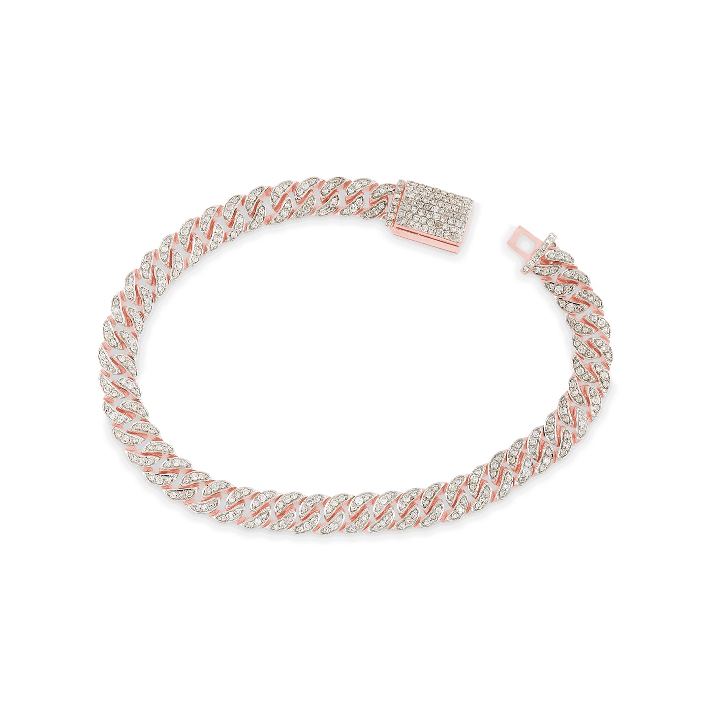 10K Gold Diamond Cuban Bracelet By Truth Jewel