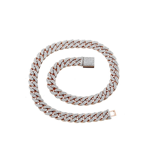 10K Rose Gold Cuban Link Chain