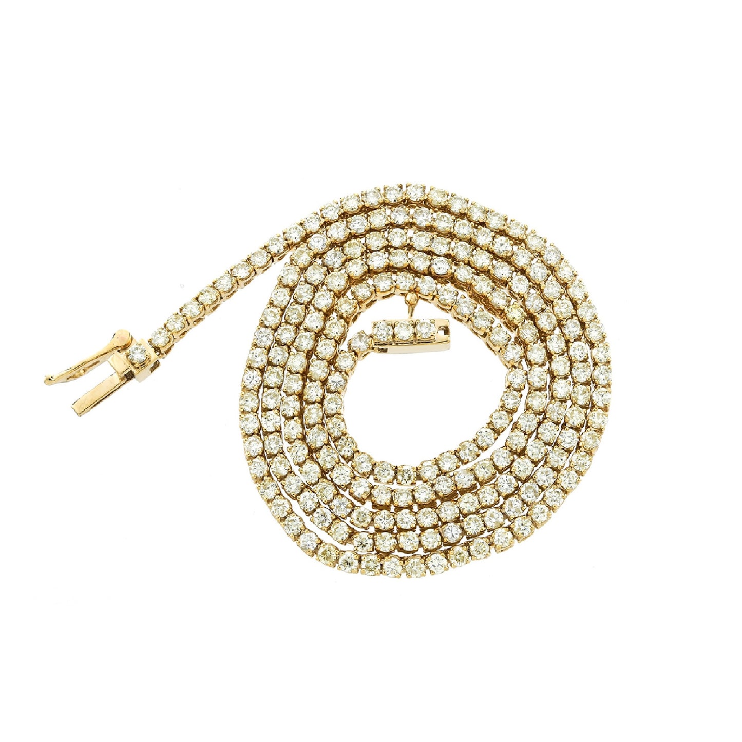 Classic Round Diamond Tennis Necklace By Truth Jewel