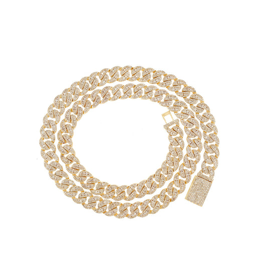 14K Yellow Gold Cuban Link Chain By Truth Jewel
