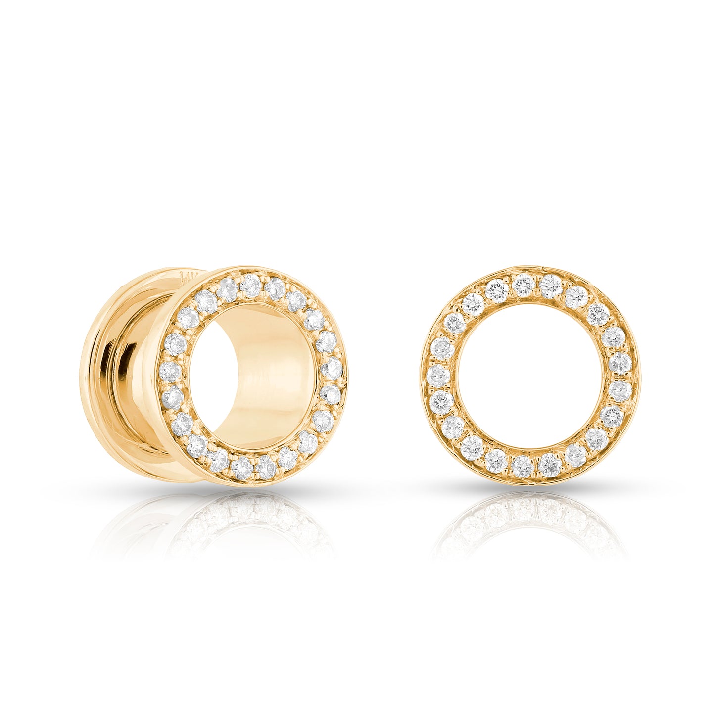 0.60CT Circle Earrings by Truth Jewel
