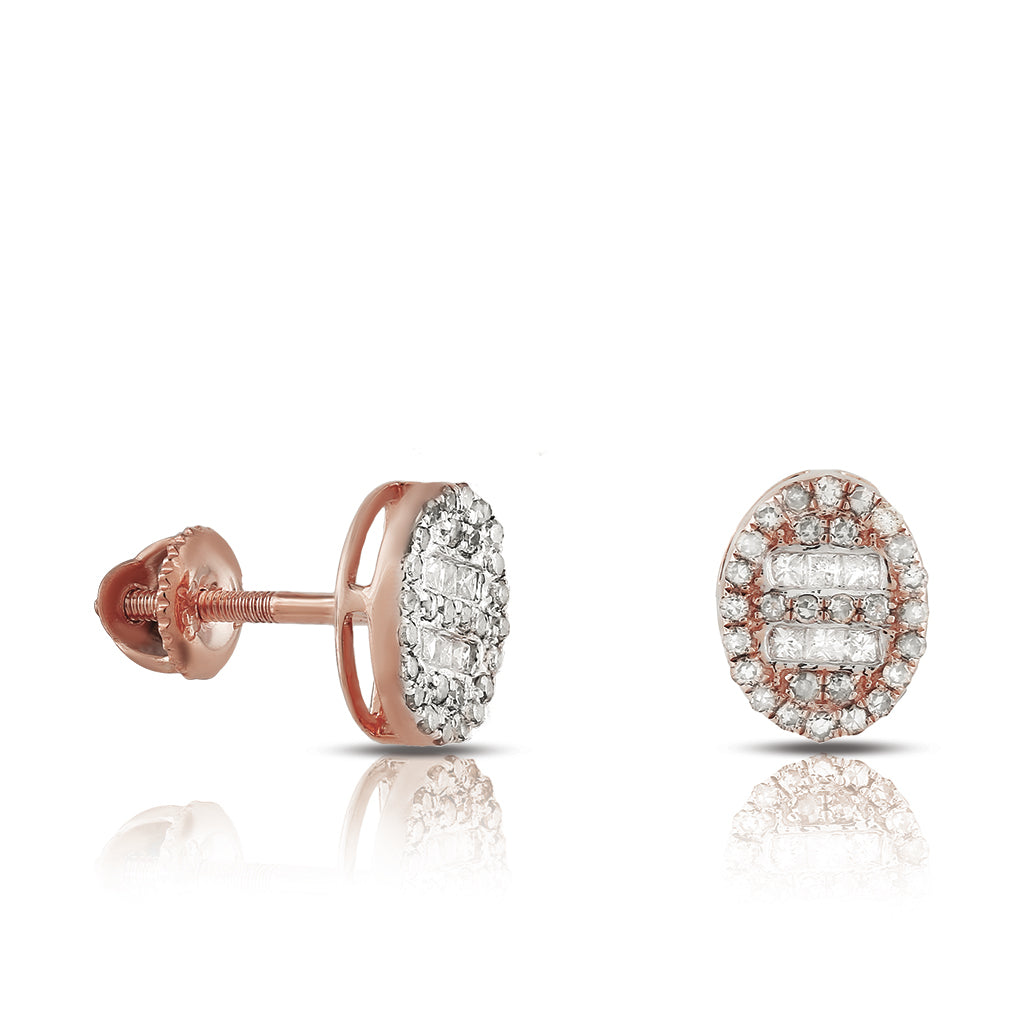 1/3 CT WT Diamond studded Earring by Truth Jewel