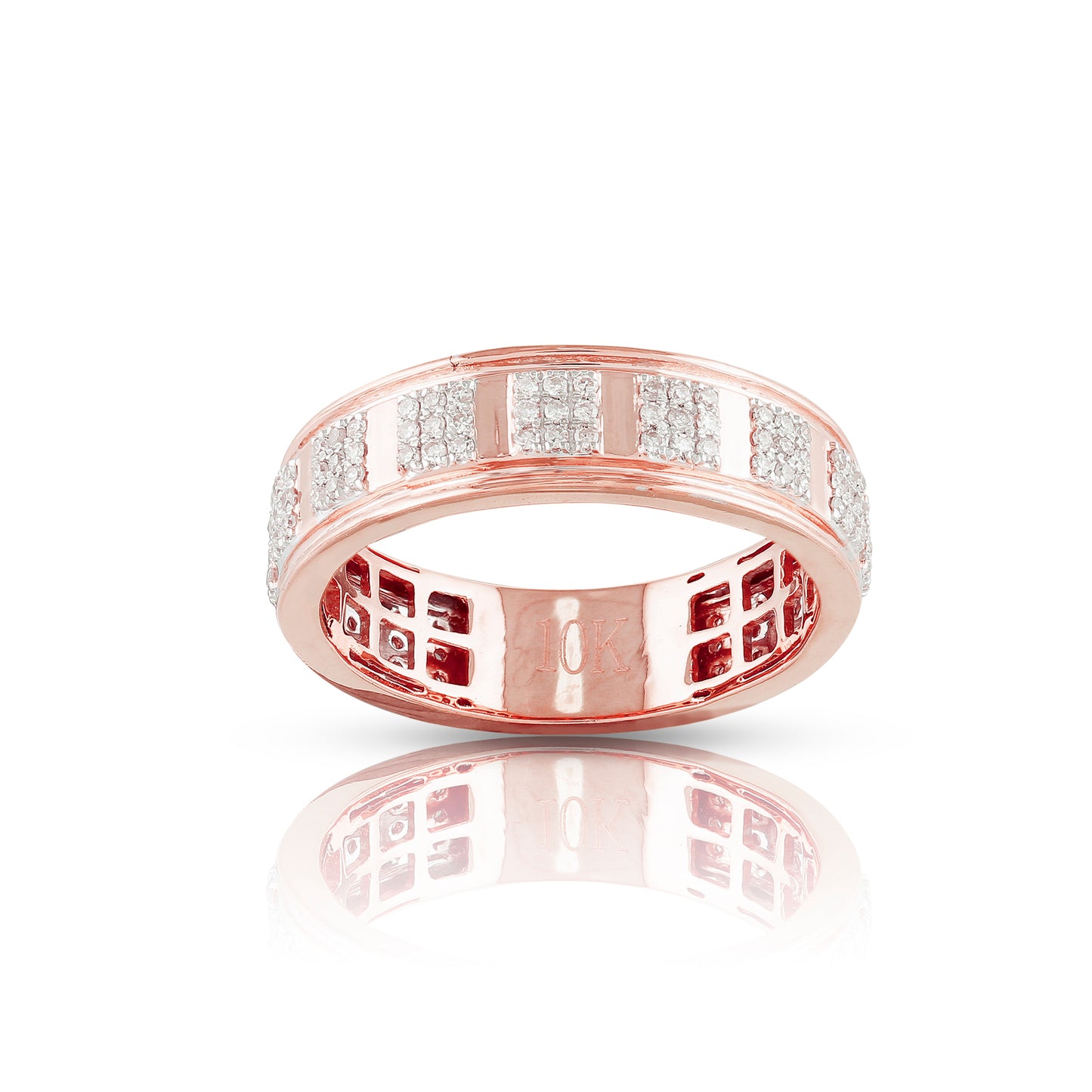 Men’s Yellow Gold Diamond Band Ring