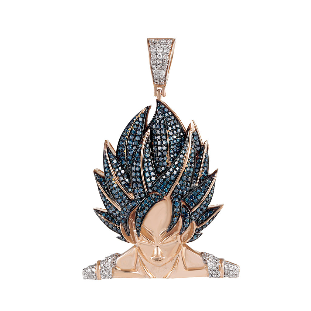 Vegeta Diamond Pendant