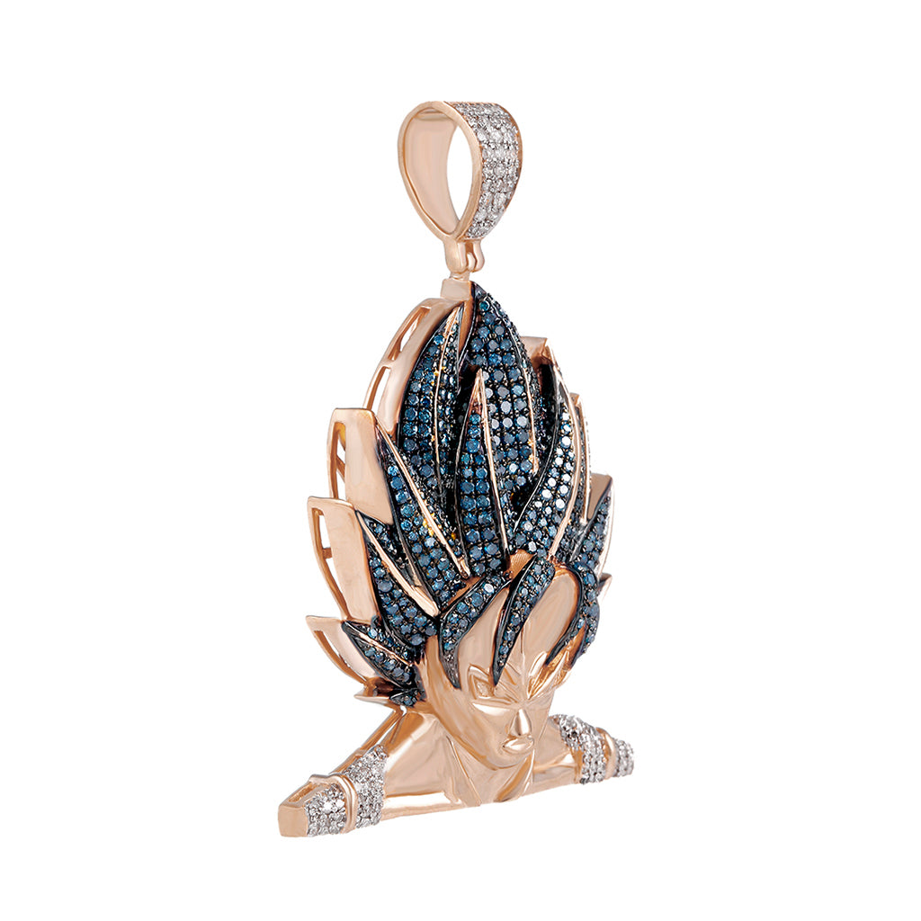 Vegeta Diamond Pendant