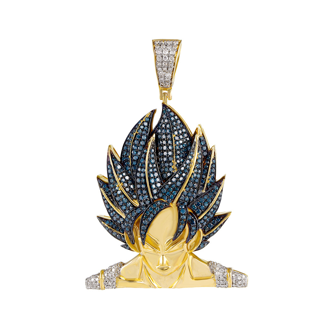 Vegeta Diamond Pendant