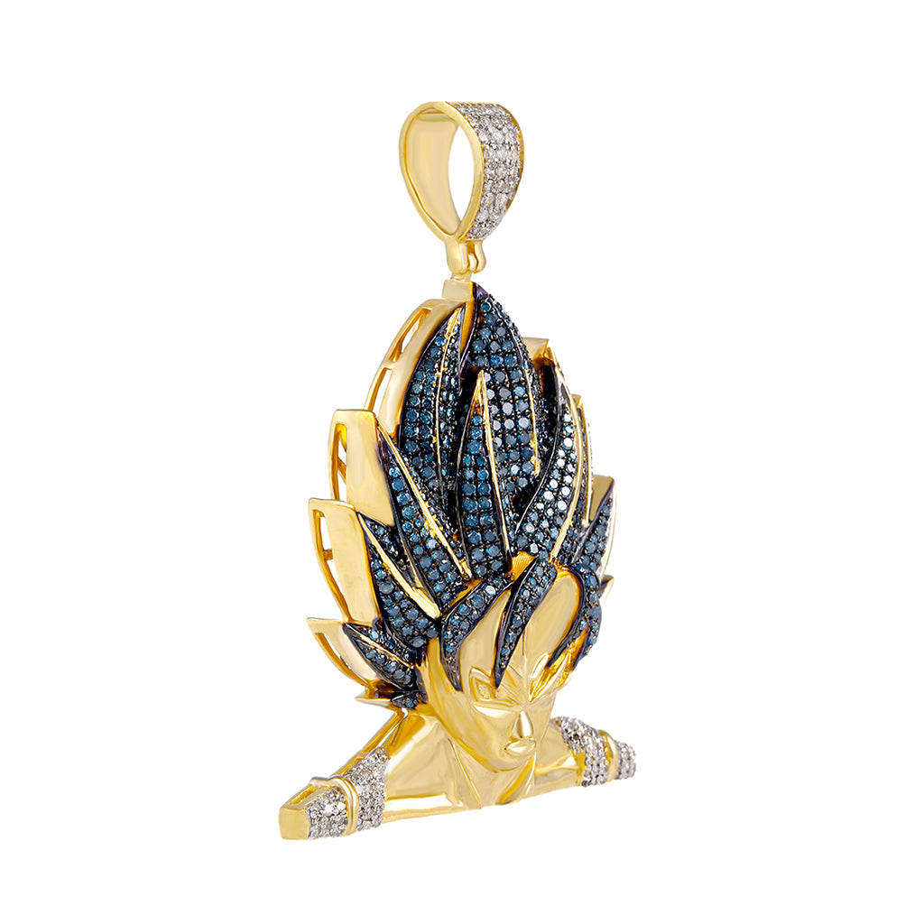 Vegeta Diamond Pendant