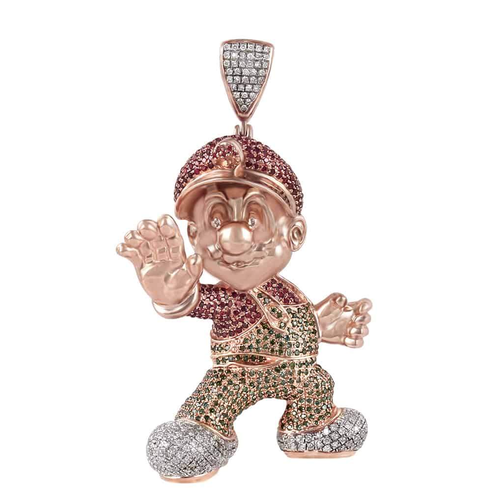 Super Mario Pendant rose gold