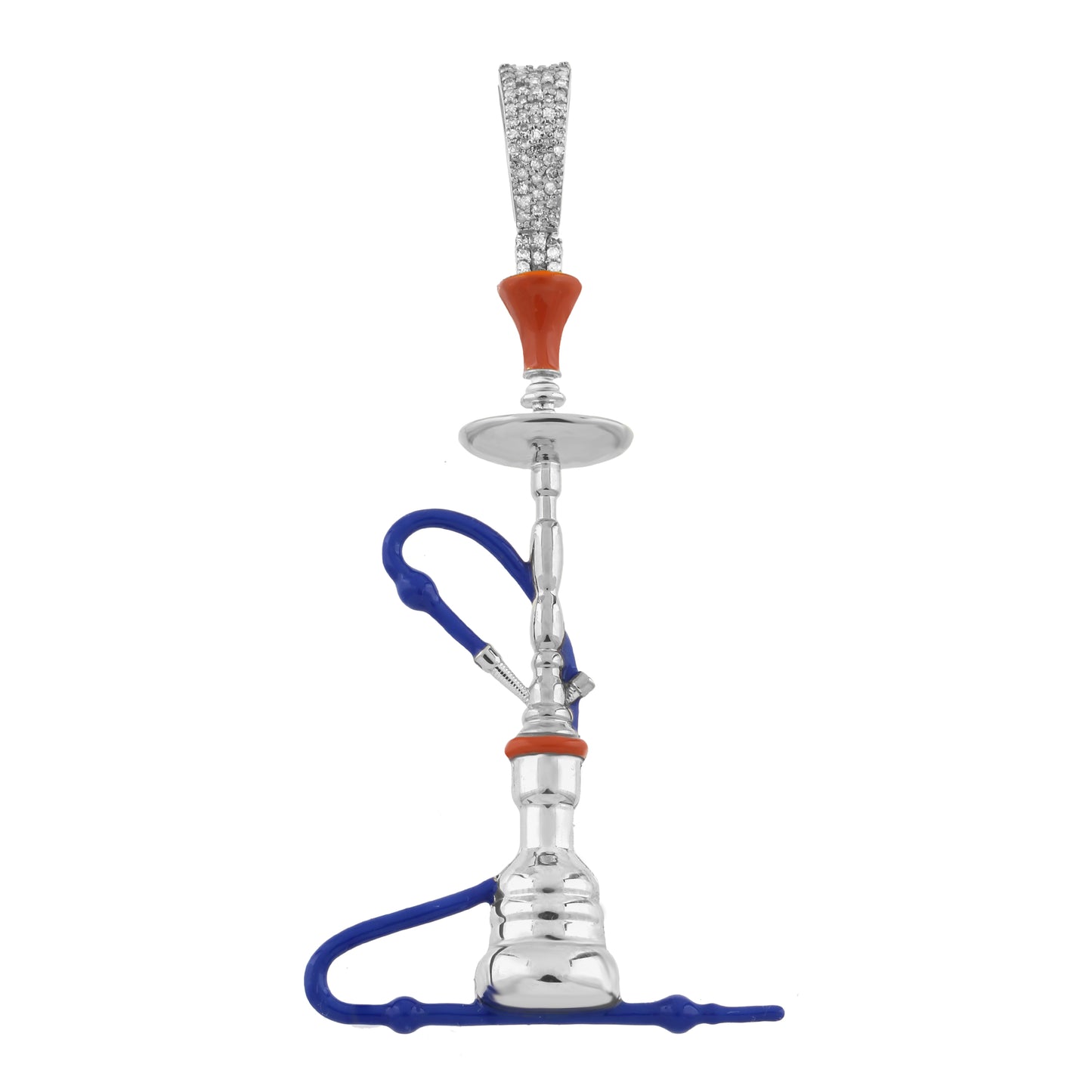 Yellow Gold Hookah Pendant