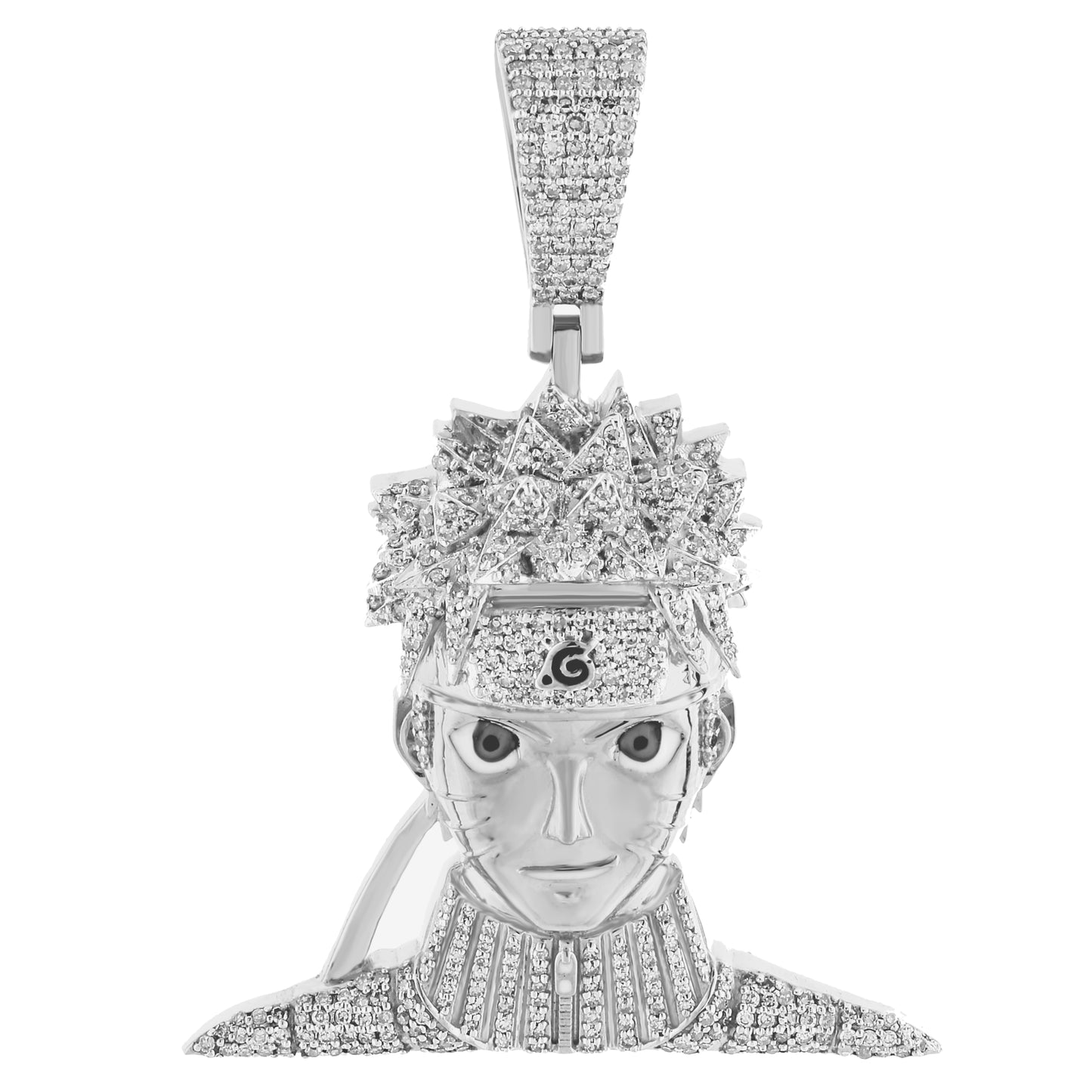 Gold Iced Naruto Pendant by Truth Jewel