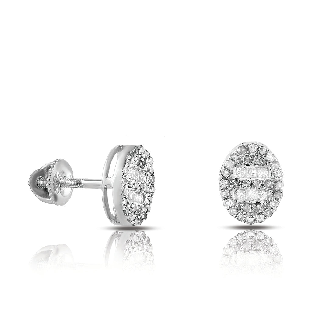 1/3 CT WT Diamond studded Earring by Truth Jewel