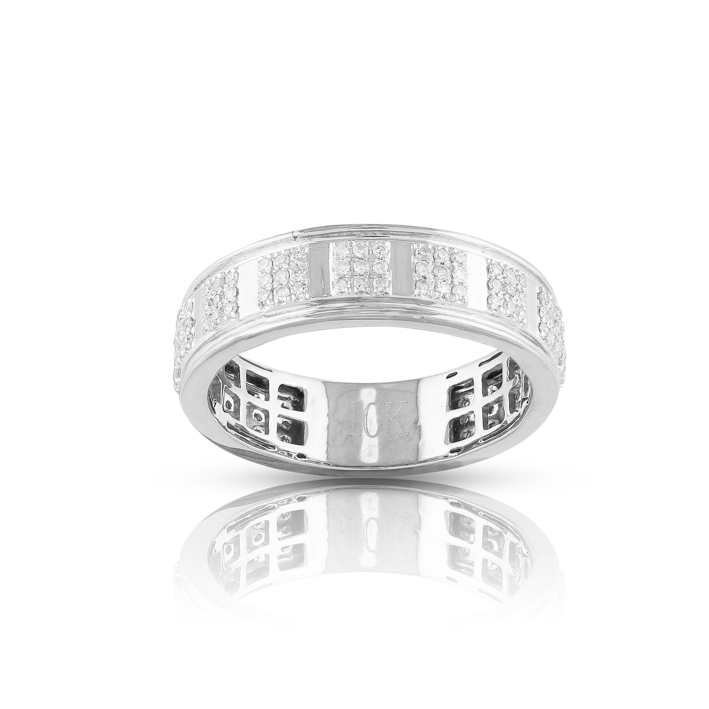 Men’s Yellow Gold Diamond Band Ring