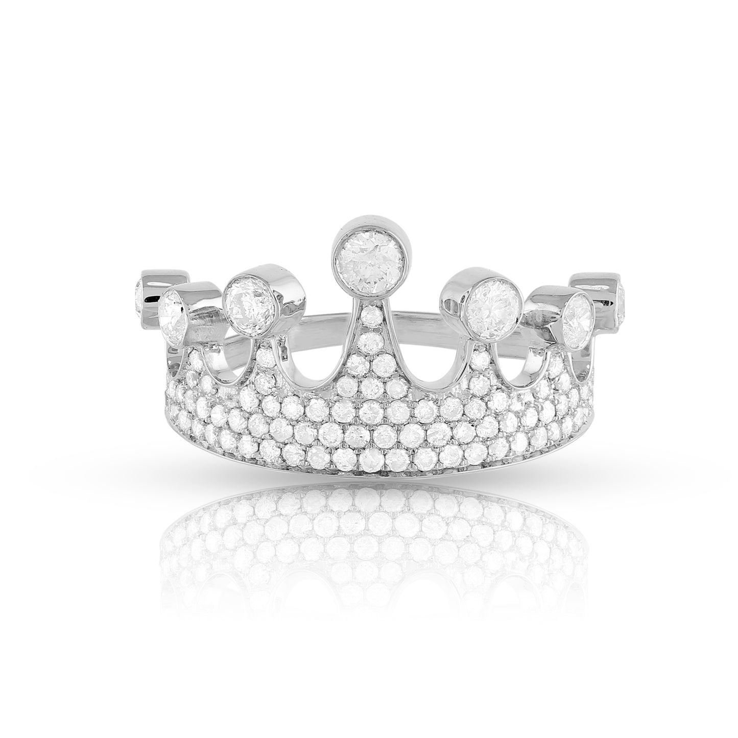 0.95 Carat Crown Diamond Ring By Truth Jewel