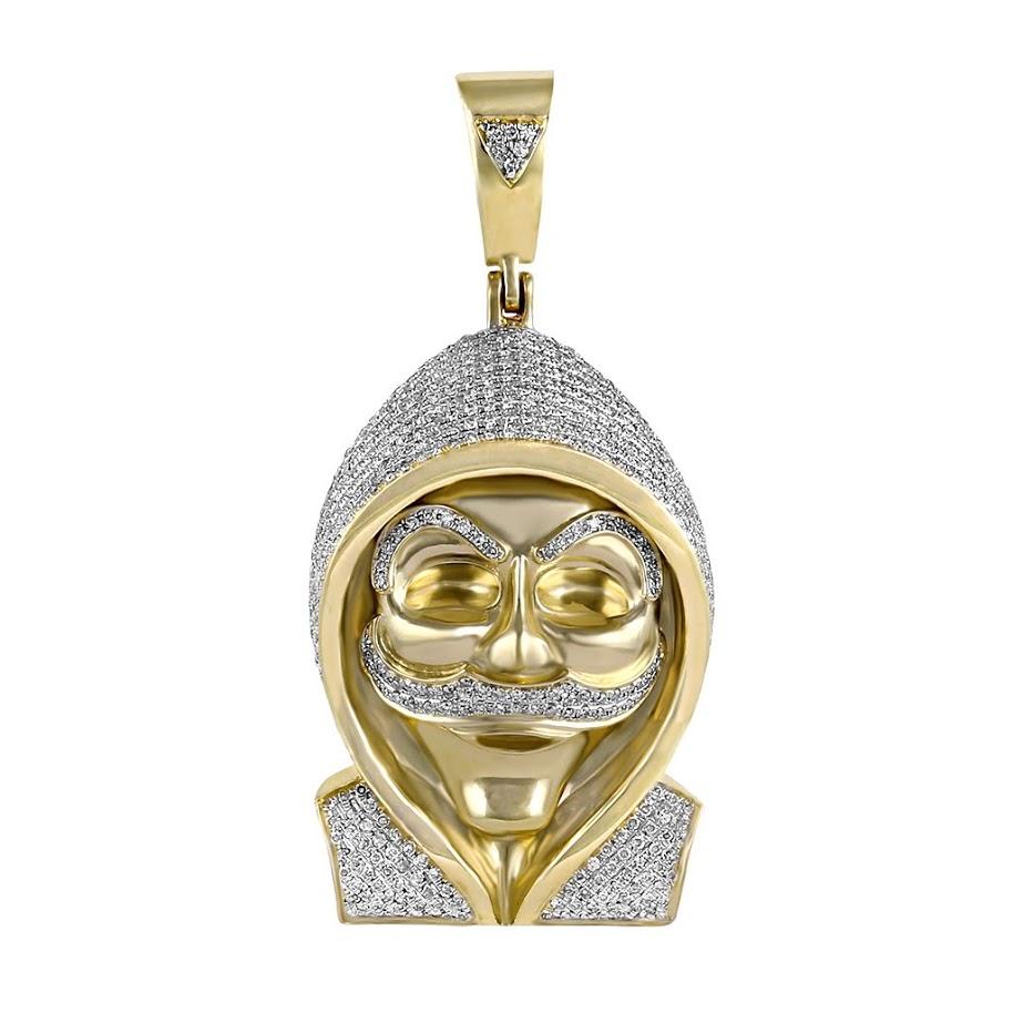 Anonymous Mask Hacker Pendant