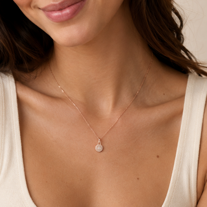 0.56 CTW diamond pendant