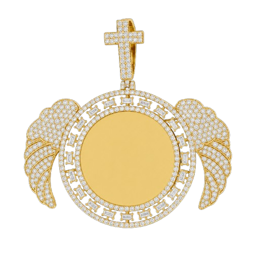 Angel Wings Picture Pendant