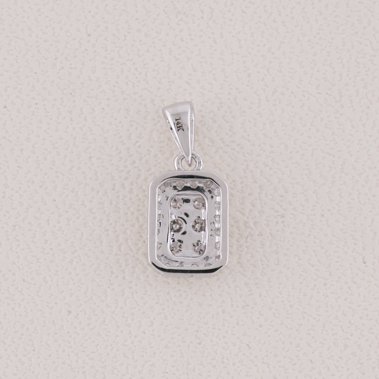 minimalist diamond pendant,