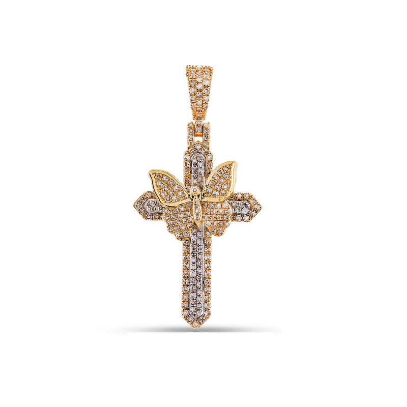 Butterfly Cross Pendant