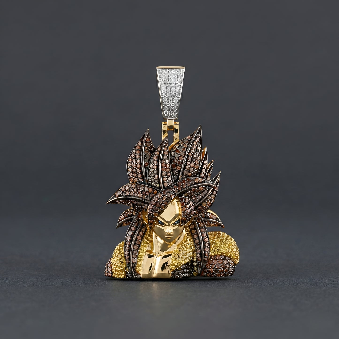 Dragon Ball Z Super Saiyan 4 Goku Diamond Pendant