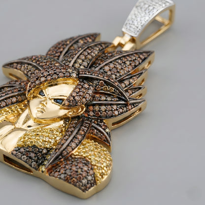 Dragon Ball Z Super Saiyan 4 Goku Diamond Pendant