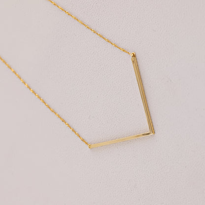 0.30CT Diamond Chevron Necklace for Woomen