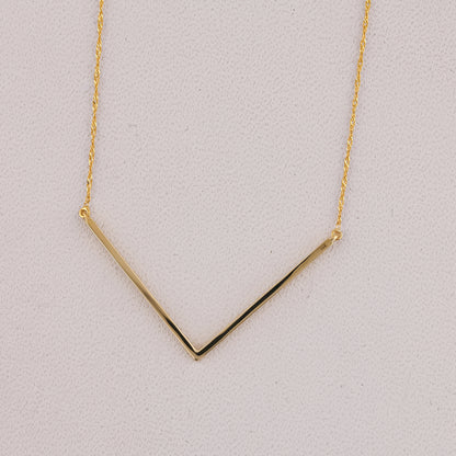 0.30CT Diamond Chevron Necklace for Woomen