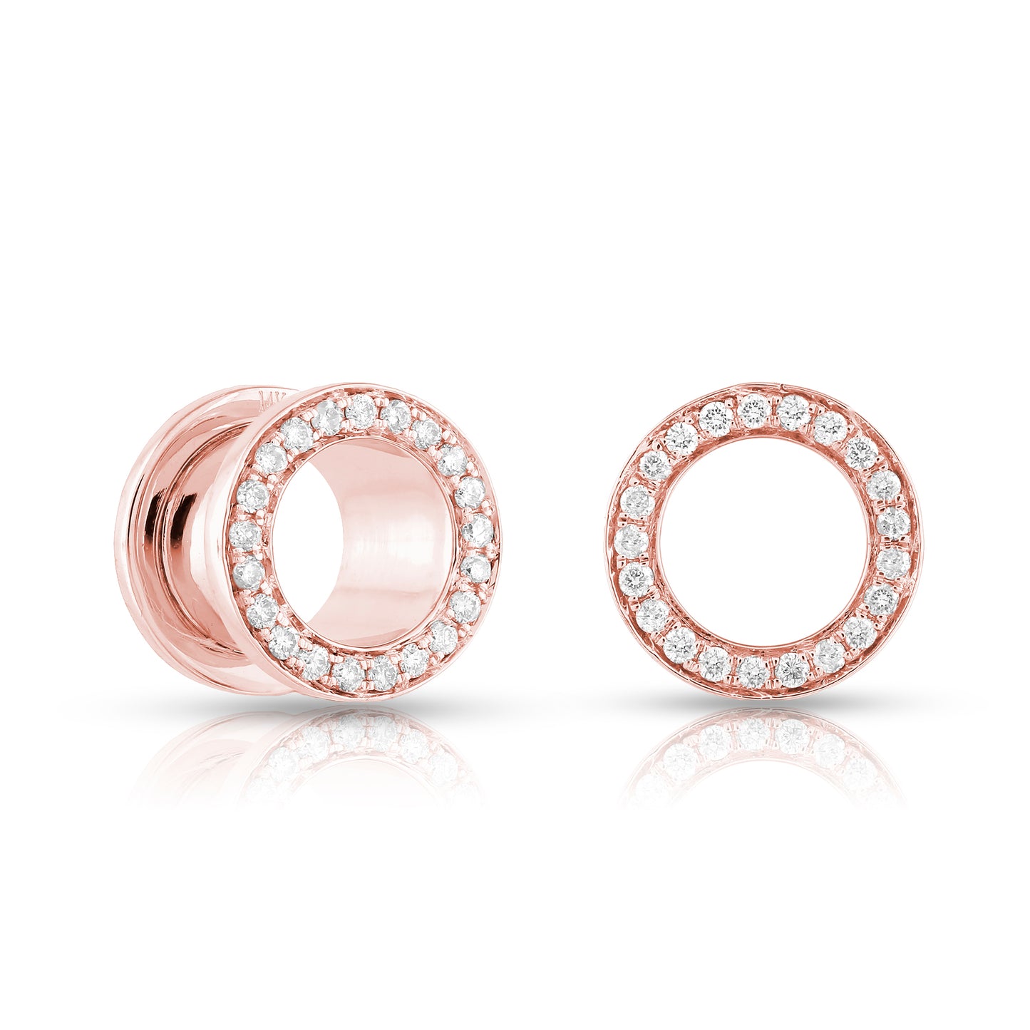 0.60CT Circle Earrings by Truth Jewel