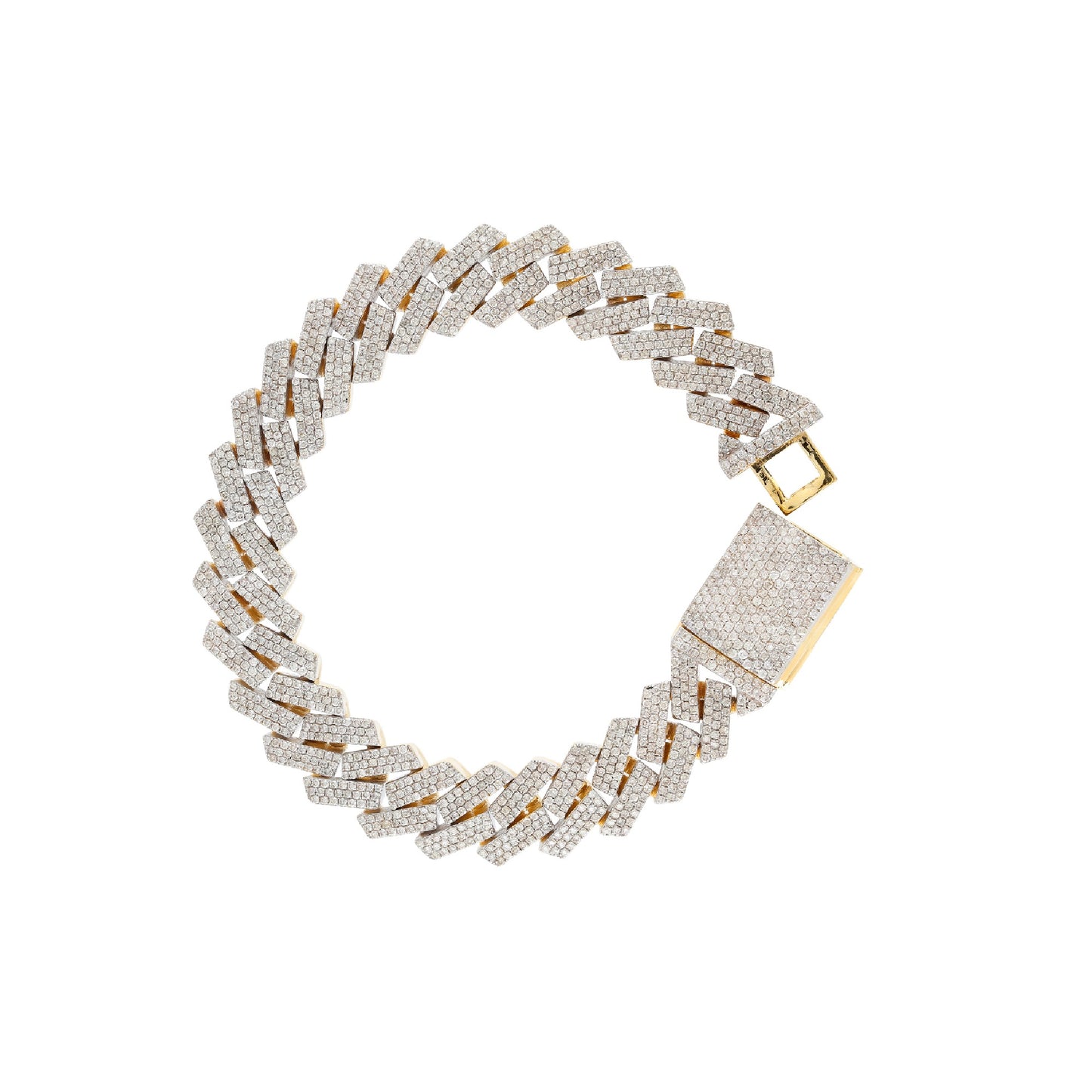 14mm Heavy Iced Diamond Cuban Link Bracelet By Truth Jewel