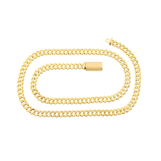 10K Yellow Gold Classic Cuban Link Chain