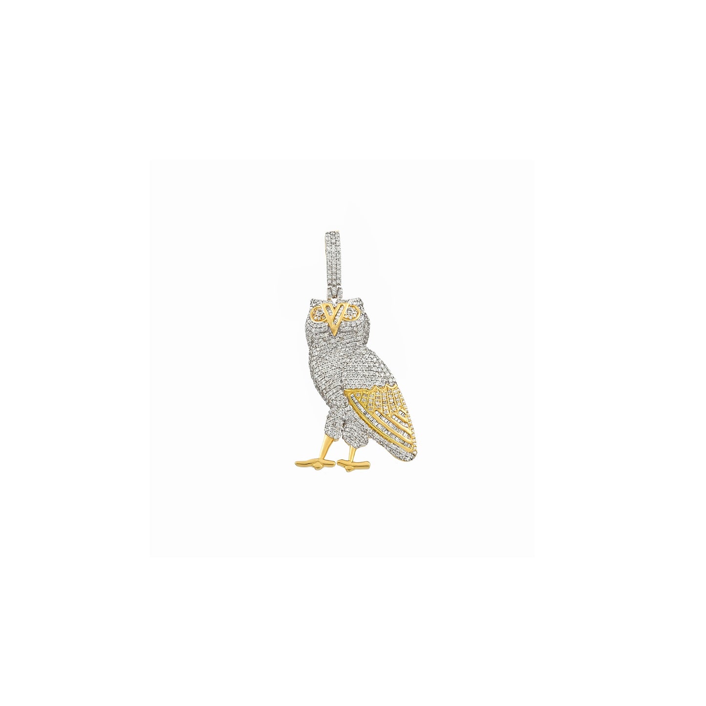 Yellow Gold Owl Pendant by Truth Jewel