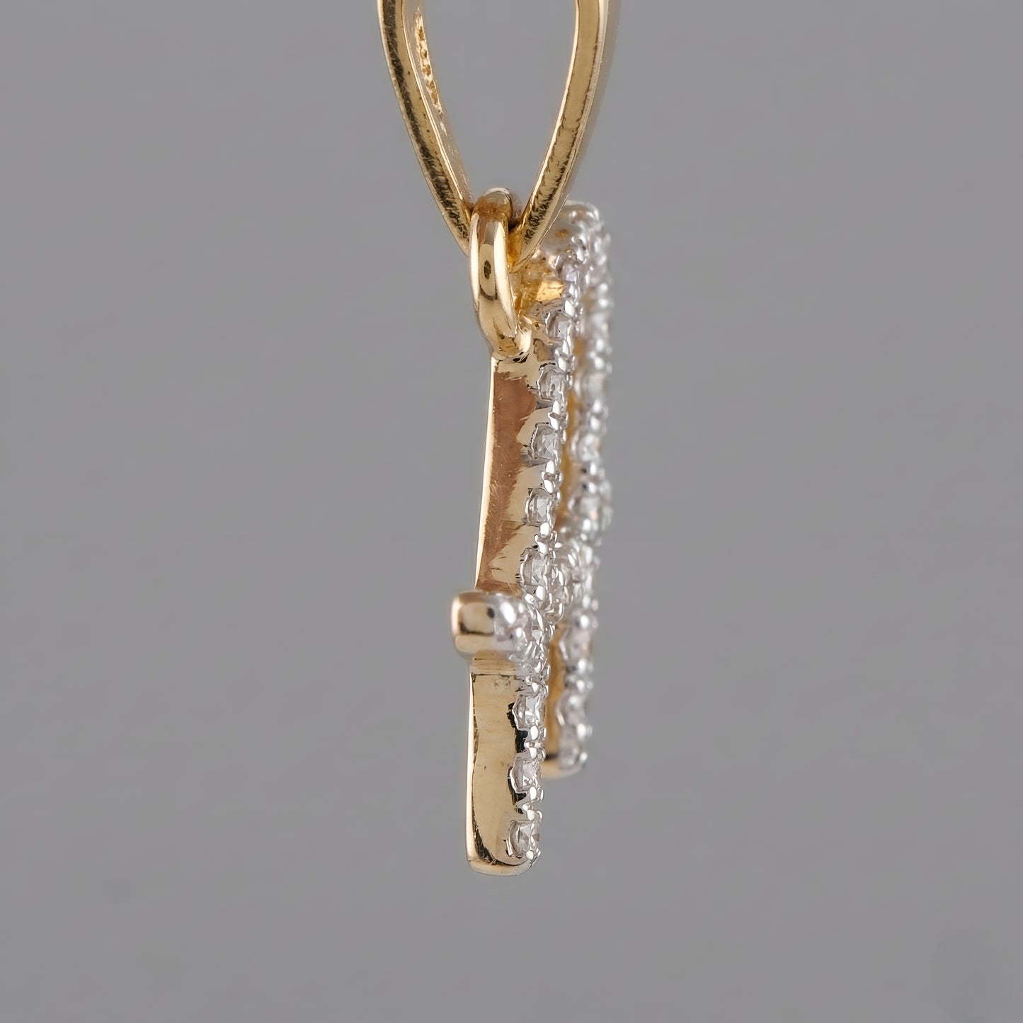 10KT Yellow Gold Initial Pendant