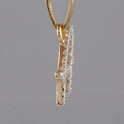 10KT Yellow Gold Initial Pendant