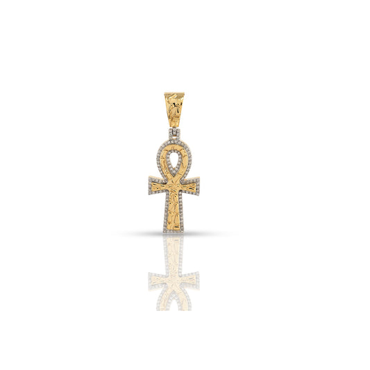 Yellow Gold Cross Pendant by Truth Jewel