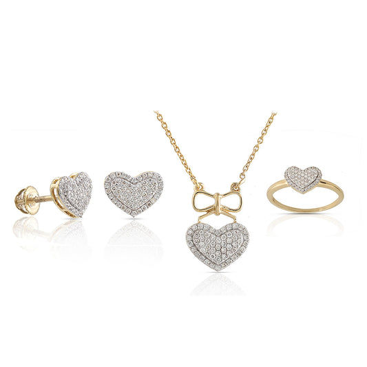 Luxury Embrace: Diamond Heart Necklace By Truth Jewel