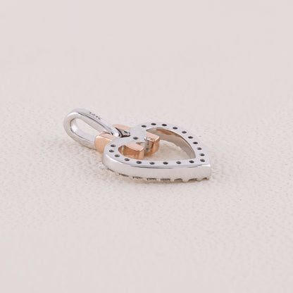 Valentine diamond pendant