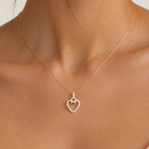 VS lab diamond pendant, For Women