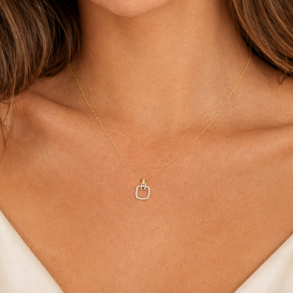 VS lab diamond necklace