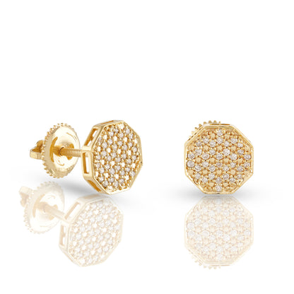 0.17ct Gold Diamond Stud Earring by Truth Jewel