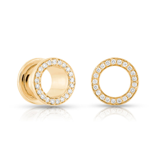 0.60CT Circle Earrings by Truth Jewel