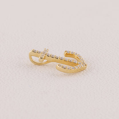nautical diamond pendant