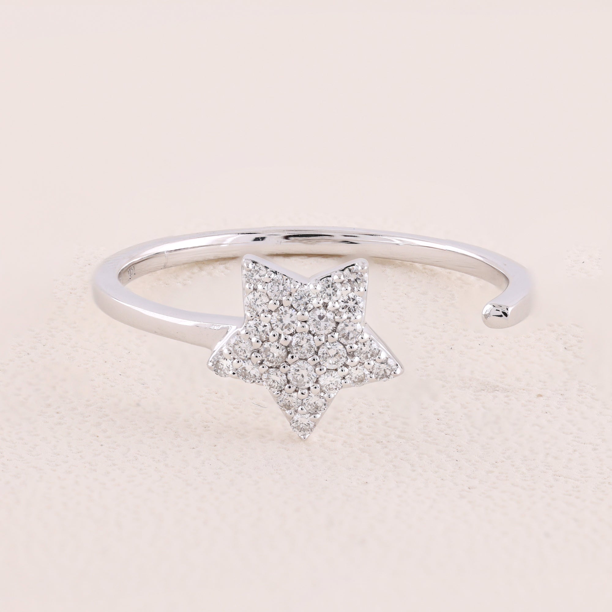 Star Diamond Open Ring 0.18 CTW – Truth Jewel