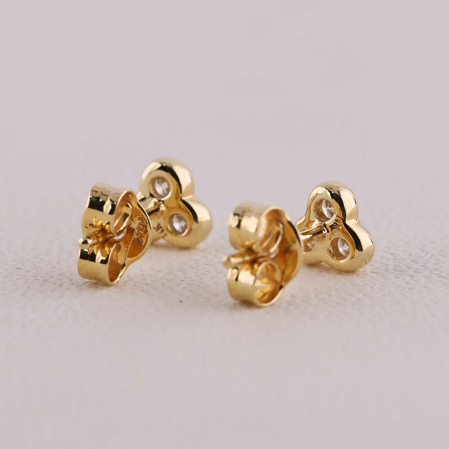 diamond cluster earrings