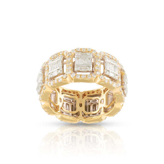 10mm Baguette Diamond Ring by Truth Jewel