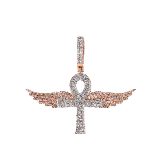 Cross Angel Wings Pendant