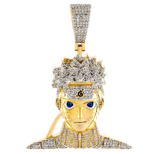 Gold Iced Naruto Pendant by Truth Jewel