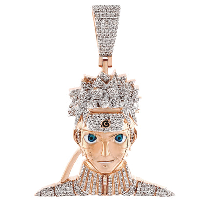 Gold Iced Naruto Pendant by Truth Jewel