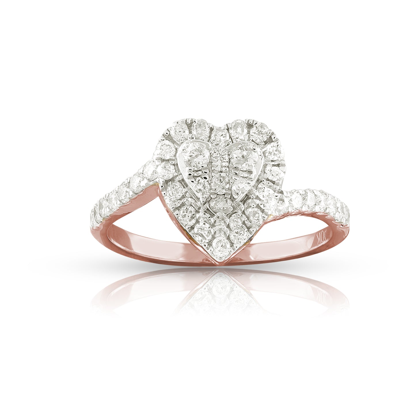 Heart Shape Diamond Ring by Truth Jewel