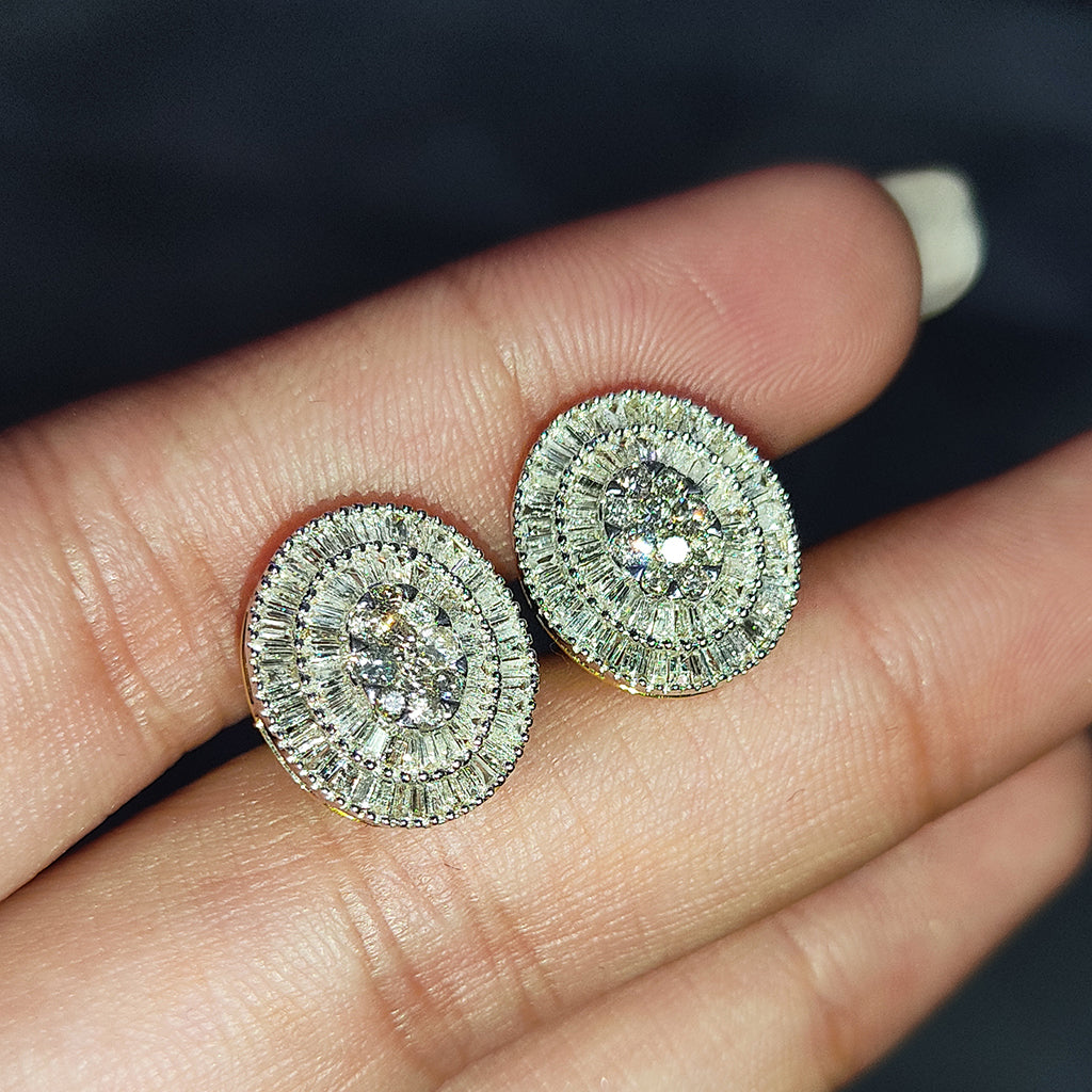 Baguette Diamond Earrings